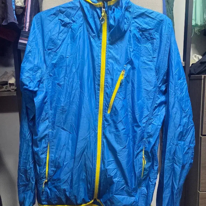 [BUNJANG] Adidas Yellow Windbreaker Jacket / 아디다스 옐로우 바람막이 자켓
