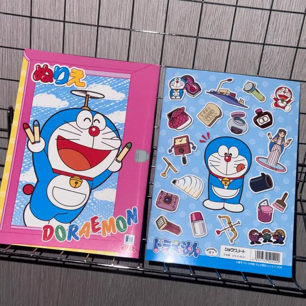 [BUNJANG] Doraemon Coloring Book / 도라에몽 컬러링북