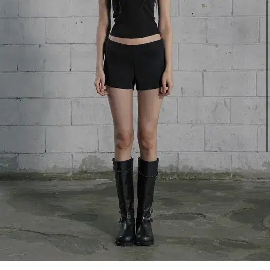[BUNJANG] Basic Jersey Shorts Black / BASIC JERSEY SHORTS, BLACK