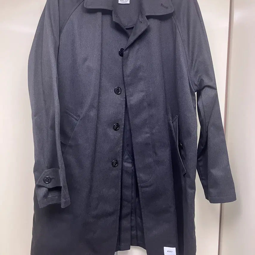 [BUNJANG] WTAPS Twill Coat 191TQDT-JKM02 Black / 더블탭스 WTAPS 트윌 코트(191TQDT-JKM02), 블랙