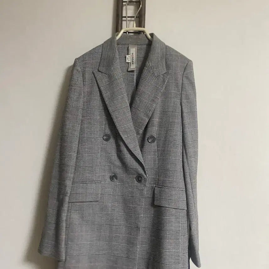 [BUNJANG] Morgan Check Jacket / 모르간 체크 자켓 55-66