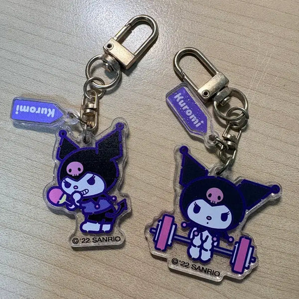 [BUNJANG] Sanrio Kuromi Acrylic Keyring Bundle / 산리오 쿠로미 아크릴 키링 일괄 판매