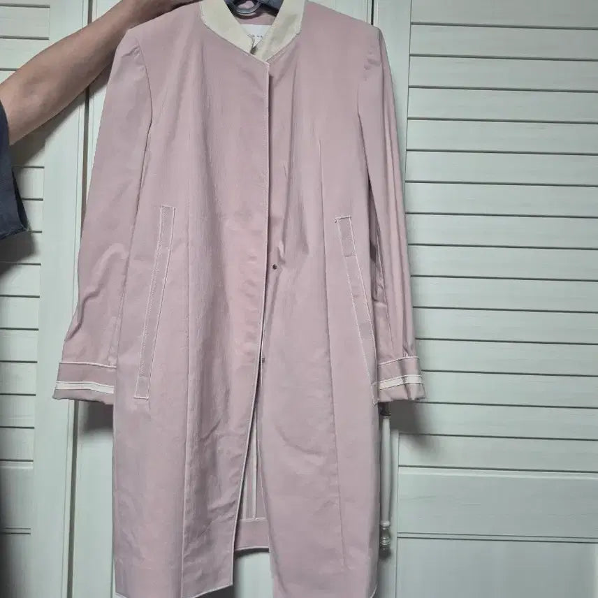 [BUNJANG] MICHAA Pink Trench Jacket / 미샤 핑크 트렌치 자켓