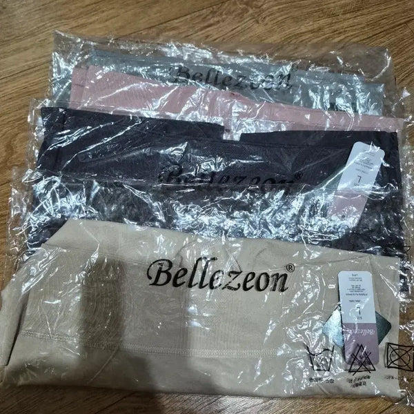 [BUNJANG] Bellezone Functional Compression Long Type Shapewear Shorts Set of 4 / 벨레존 기능성 압박 보정 속바지 롱타입 4종 세트