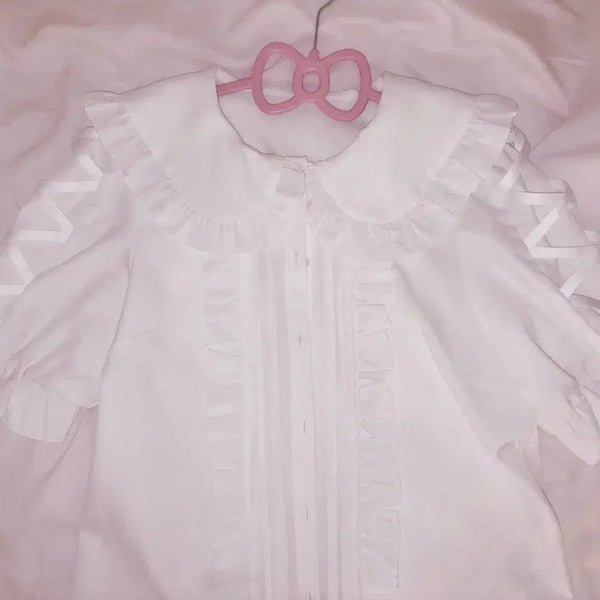[BUNJANG] Dear My Love Rabbit Sailor Blouse / 디어마이러브 토끼 세일러 블라우스