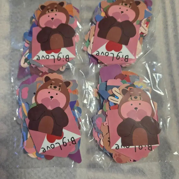 [BUNJANG] DIY Sticker Set - 50 Pieces / 다꾸 조각스티커 50장