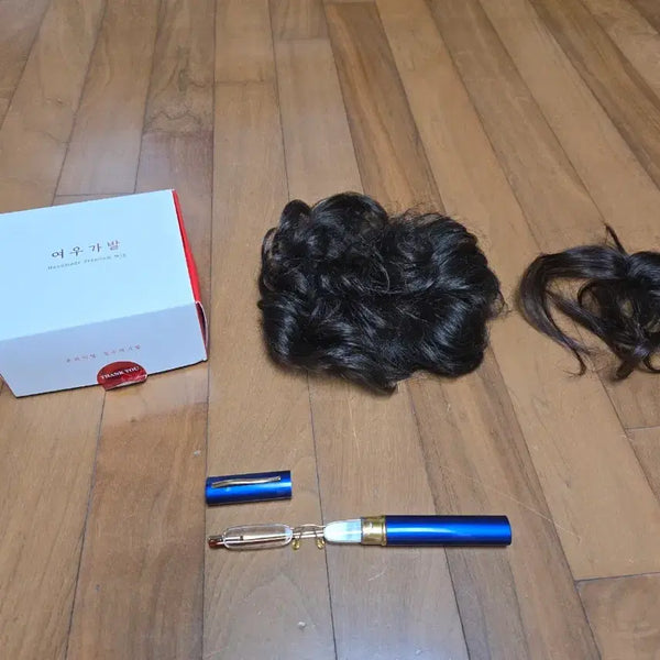 [BUNJANG] Natural Brown Hair Topper Bundle / 정수리 부분가발 외 모두일괄 택포