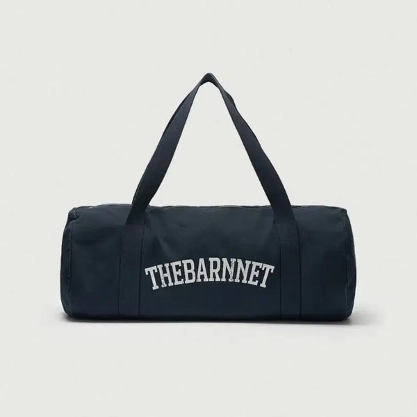 [BUNJANG] TheBarnet Logo Duffle Bag Navy / 더바넷 로고 더플 백 네이비