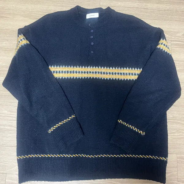 [BUNJANG] Vintage Men's Pattern Knit Sweater / 빈티지 남성 패턴 니트