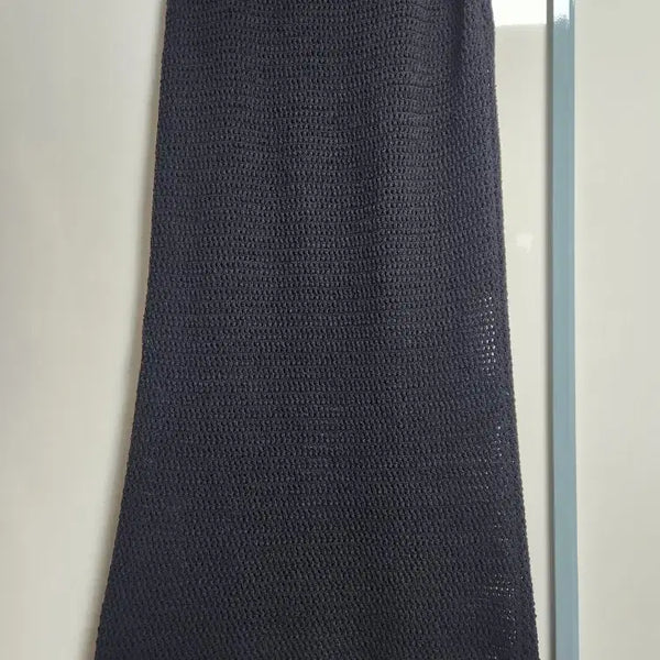[BUNJANG] TIME Wool Knit Long Skirt / 타임니트 롱치마