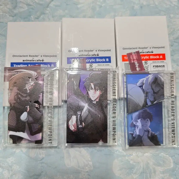 [BUNJANG] Omniscient Reader's Viewpoint Animator Cafe Acrylic Block Set / (3개세트) 전독시 애니메이트 카페 아크릴블럭 세트 판매합니다