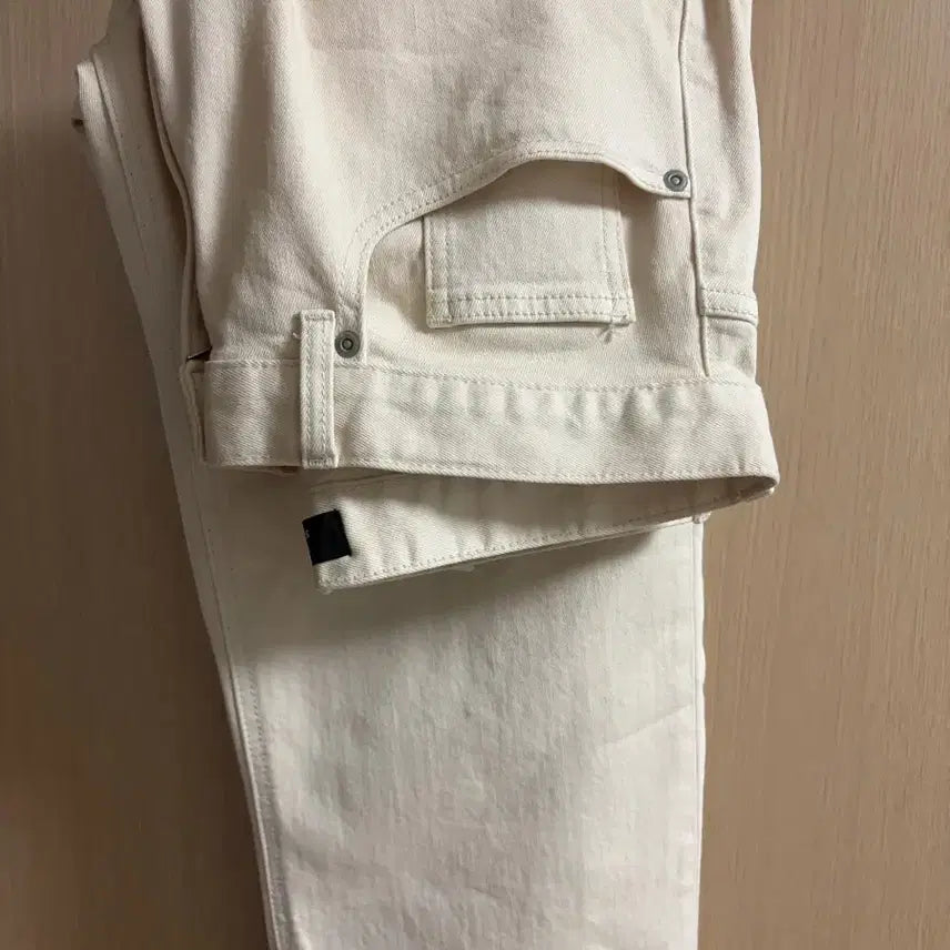 [BUNJANG] Standard Cream Denim Jeans / 무탠다드 크림데님청바지