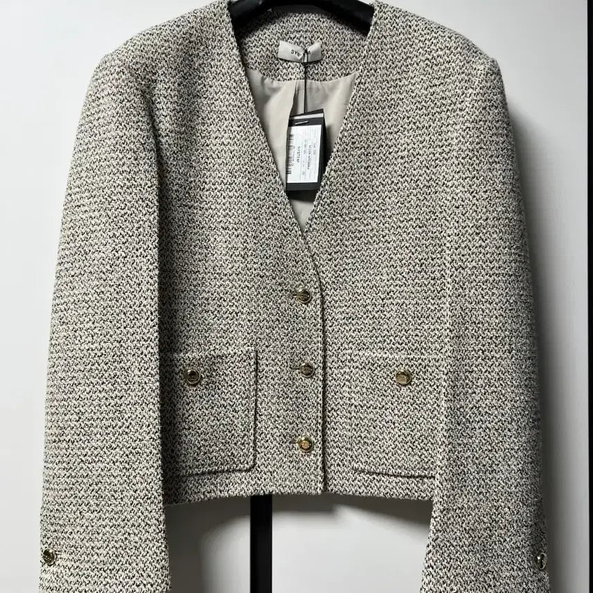 [BUNJANG] System Engraved Button Luxurious Jacket / 시스템 자켓