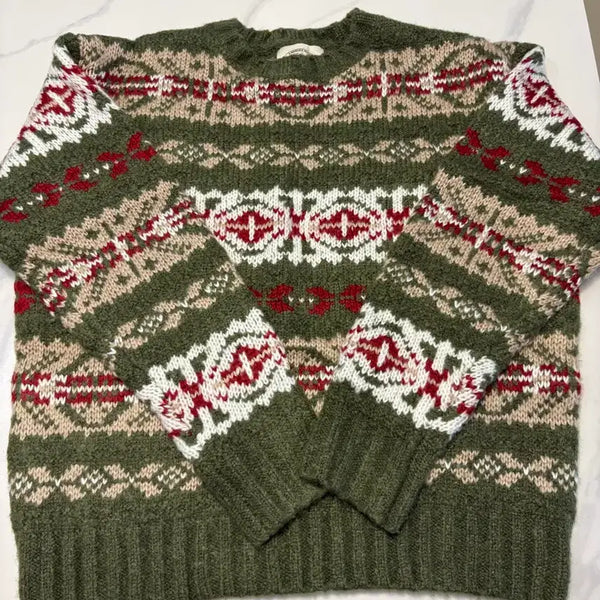 [BUNJANG] Amphist Fair Isle Knit Sweater / 암피스트 페어아일 니트