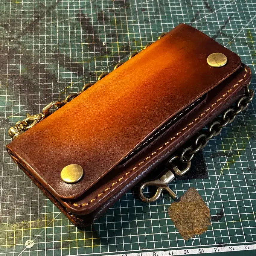[BUNJANG] Full Grain Sunburst Trucker Wallet / [새제품] 풀그레인 썬버스트 트러커월렛