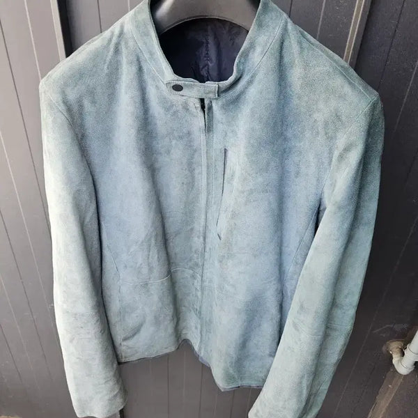 [BUNJANG] Lanvin Suede Leather Rider Jacket (100) / 100 이태리 랑방 스웨이드 가죽자켓 라이더자켓 바이커자켓