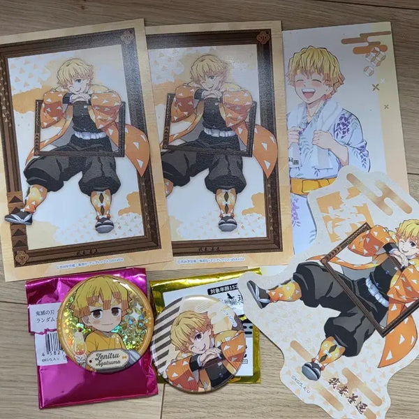 [BUNJANG] Demon Slayer Zenitsu Cream Soda Goods Bundle Set / 젠이츠 크림소다, 추억회랑 굿즈 일괄판매