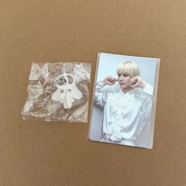 [BUNJANG] ATEEZ Yeosang Game Clear Mascot Charm Bundle Set / 애니티즈 헷몽이 에이티즈 여상 게임 포카 포토카드 클리어 마스코트 참 메지루시 ateez aniteez