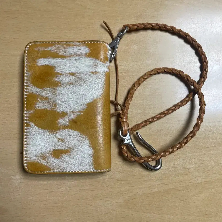 [BUNJANG] Tady&King Chain Leather Wallet / 타디킹 체인 가죽 지갑