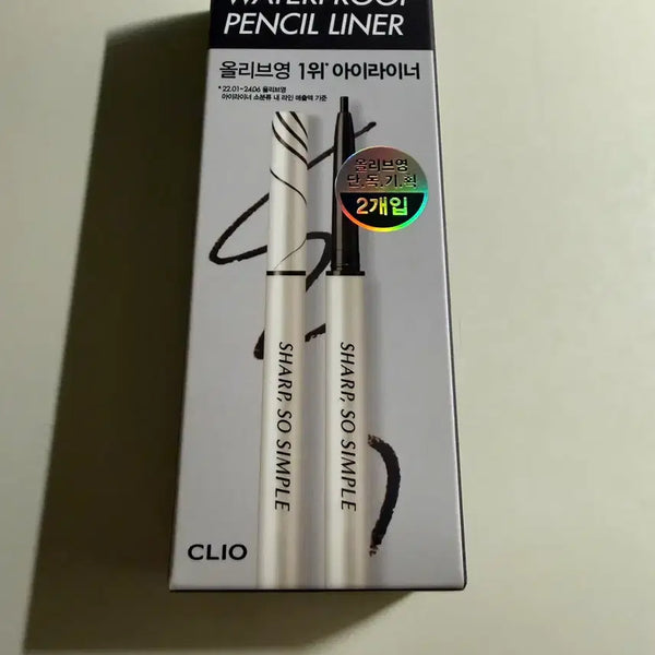 [BUNJANG] Clio Sharp So Simple Waterproof Pencil Liner 03 Black Brown (Sealed) / [미개봉]클리오 샤프쏘심플 워터프루프 펜슬라이너 03 블랙브라운