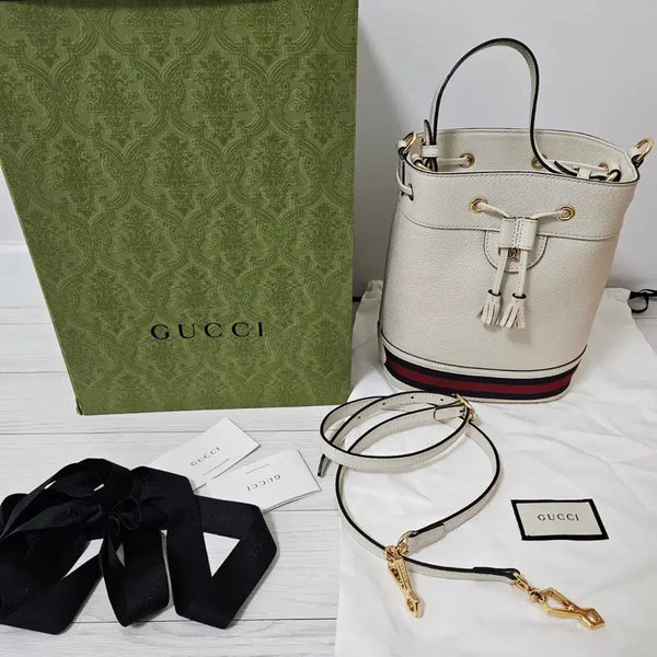 [BUNJANG] Gucci Ophidia Bucket Bag White / 구찌 오피디아 버킷백 화이트