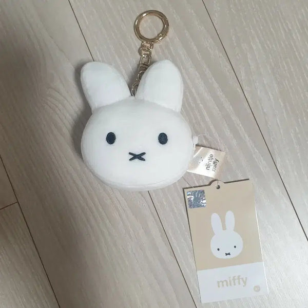 [BUNJANG] Miffy Rabbit Face Keychain / 미피 토끼인형 얼굴키링