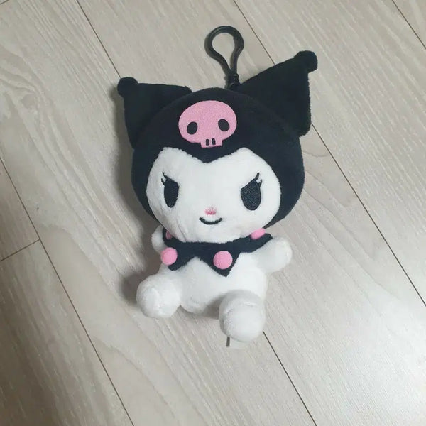 [BUNJANG] Sanrio Kuromi Plush Keychain / 산리오 쿠로미 인형 키링