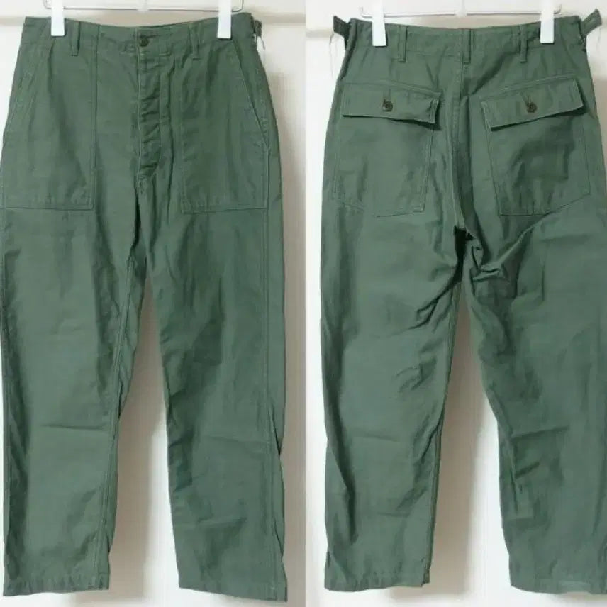 [BUNJANG] Engineered Garments Back Satin Utility Fatigue Pants Olive / 엔지니어드 가먼츠 백사틴 퍼티그 팬츠 올리브 S