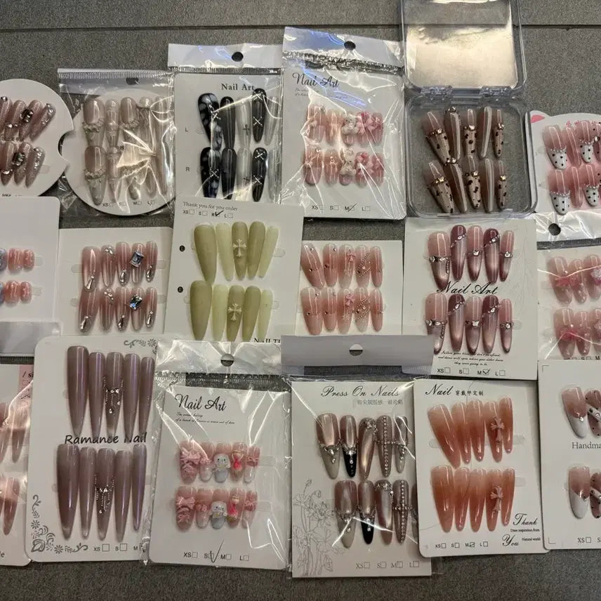 [BUNJANG] Nail Tips Set (40 Pieces) / 네일팁 40개 일괄판매