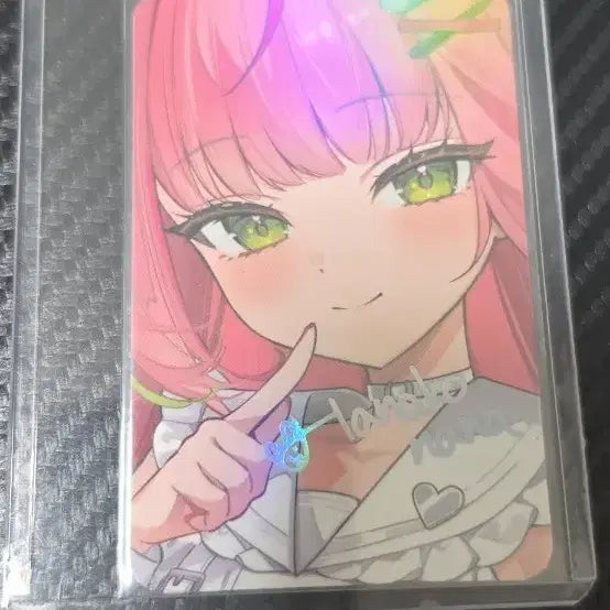 [BUNJANG] StellaLive Nana White Signed Card / 스텔라이브 나나 화이트 사인카드 판매합니다.