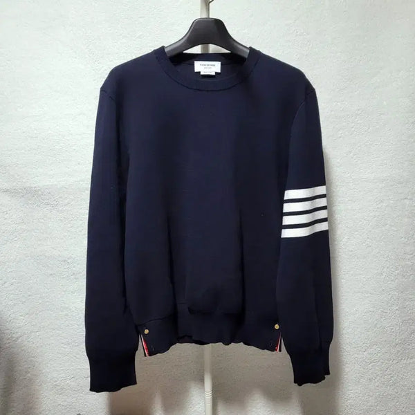 [BUNJANG] Thom Browne Milano Stitch Gold Button Knit / [2회착용/씰미제거] 4 / 톰브라운 밀라노 스티치 금장 니트