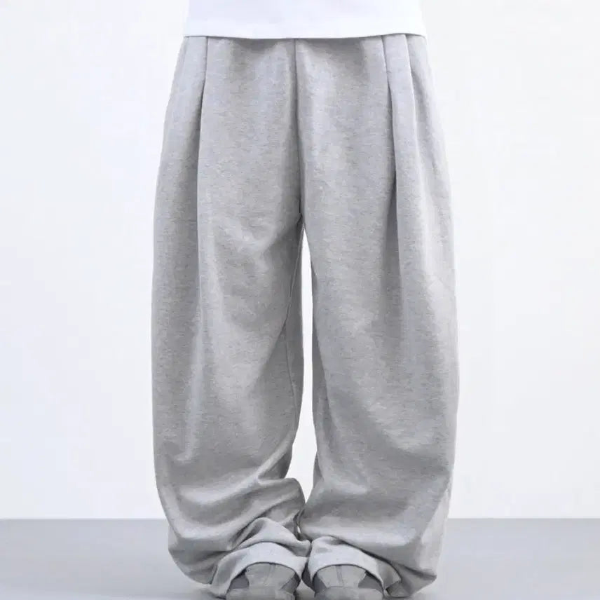 [BUNJANG] PIN TUCK Wide Pants (Grey, Black) / 에이블리 무신사 핀턱 와이드 팬츠 그레이 블랙