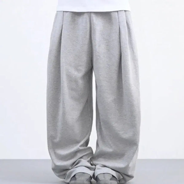 [BUNJANG] PIN TUCK Wide Pants (Grey, Black) / 에이블리 무신사 핀턱 와이드 팬츠 그레이 블랙