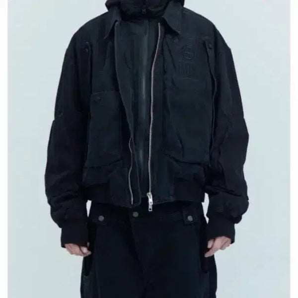 [BUNJANG] Plastic Project Optical Jacket Vest Black / Plastic project optical jacket black