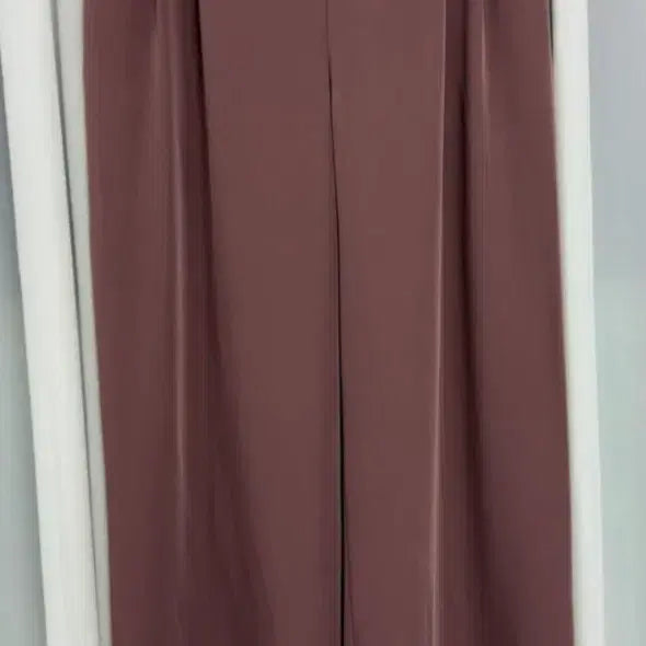 [BUNJANG] Roem Rose Wide Leg Slacks / 로엠 로즈 색상의 와이드 슬랙스
