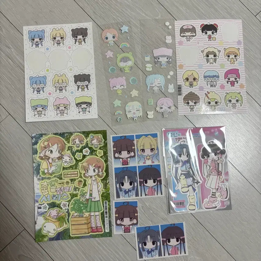 [BUNJANG] Yaong Peace Sticker Bundle Set / 일괄로 저렴하게 판매!!!) 야옹피스 스티커(사진 2장)
