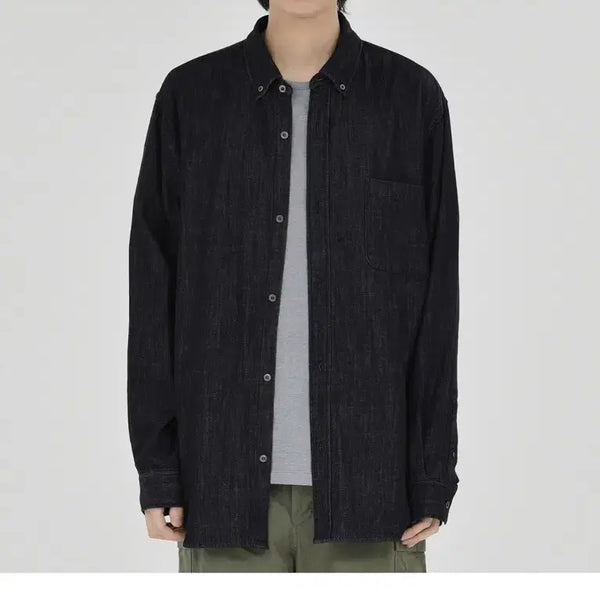 [BUNJANG] Brownsyard Button Down Denim Shirt / [3색상] [새상품] 브라운야드 button down denim shirt