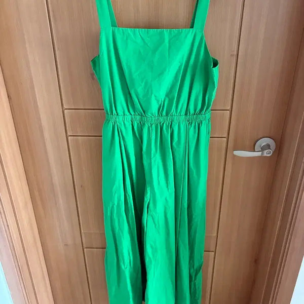[BUNJANG] Cos Green Long Jumpsuit 38 / Cos 코스 그린 롱 점프수트 38