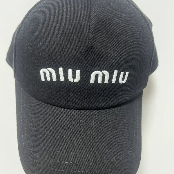 [BUNJANG] Miu Miu Black Ball Cap / 미우미우 블랙 볼캡 판매합니다 (롯데 구매)