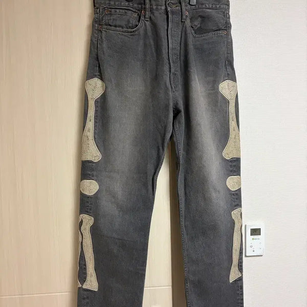 [BUNJANG] Capital BONE Denim Pants Black 36 / 캐피탈 본 데님 팬츠 흑청 36