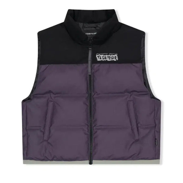 [BUNJANG] Yeseyesee Hooligans Down Vest Purple / 예스아이씨 Hooligans Down Vest Purple