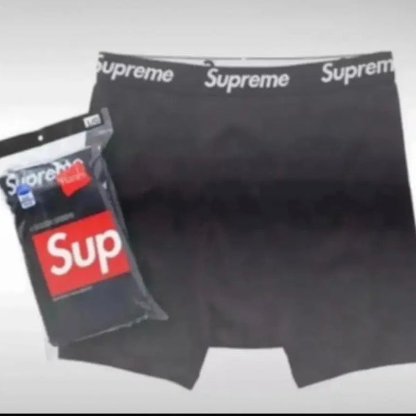 [BUNJANG] Supreme x Hanes Boxer Brief Black M / Supreme X Hanes Boxer Brief, Black컬러, M사이즈