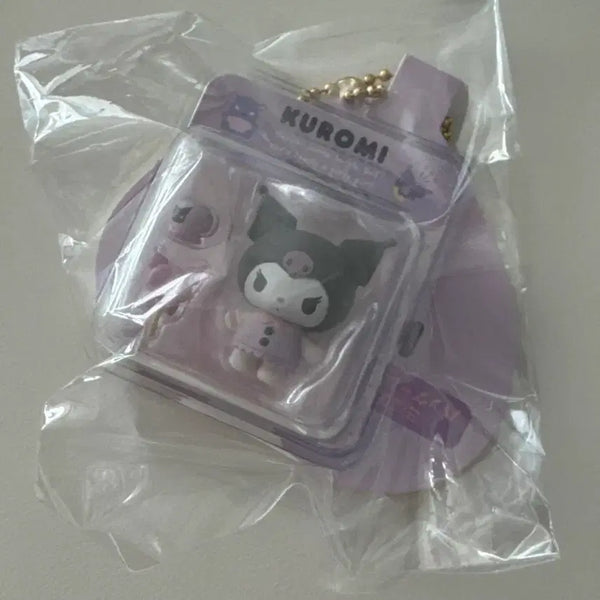 [BUNJANG] Sanrio Kuromi Miniature Package Keyring / 산리오 쿠로미  미니어처 패키지 키링