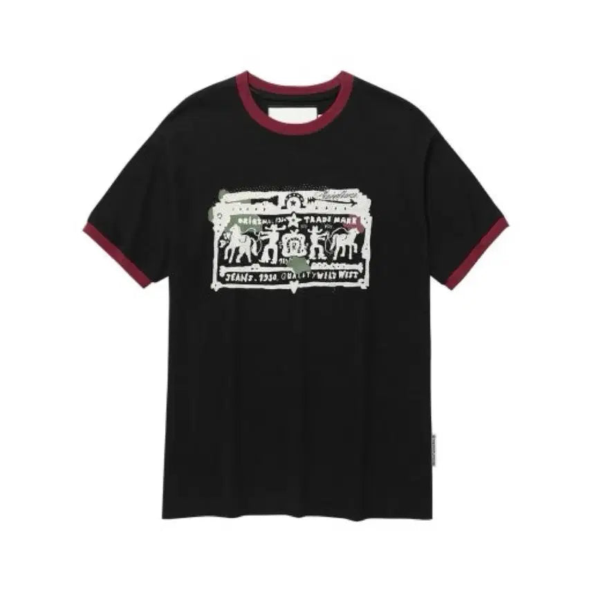[BUNJANG] The Museum Visitor Ringer T-Shirt / 더뮤지엄비지터 반팔티 판매합니다!