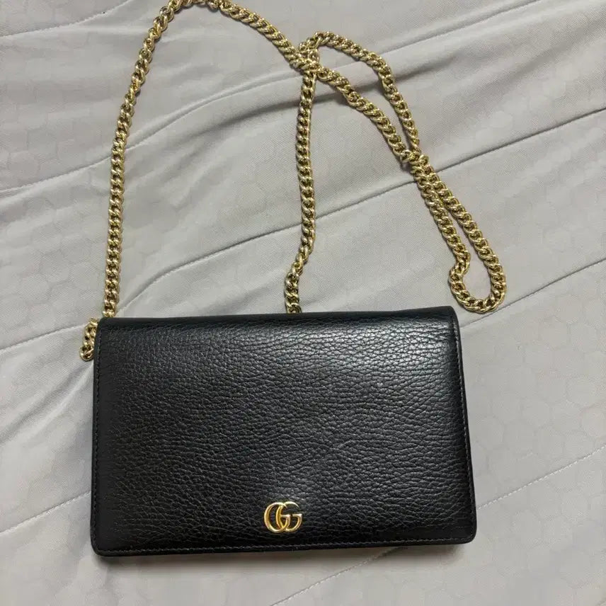 [BUNJANG] Gucci Marmont Mini Chain Wallet Bag / 구찌 마몬트 미니체인 지갑