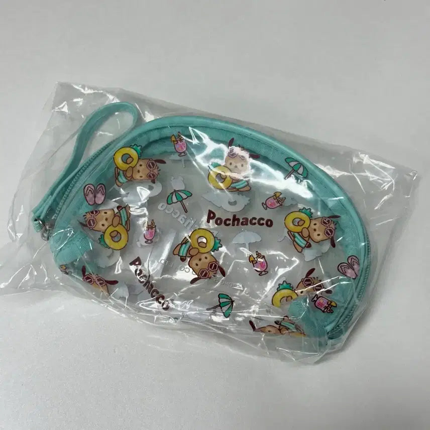 [BUNJANG] Derma:B Tanning Pouch Pochacco Clear Pouch / 올리브영 더마비 미쟝센 태닝 포챠코 파우치