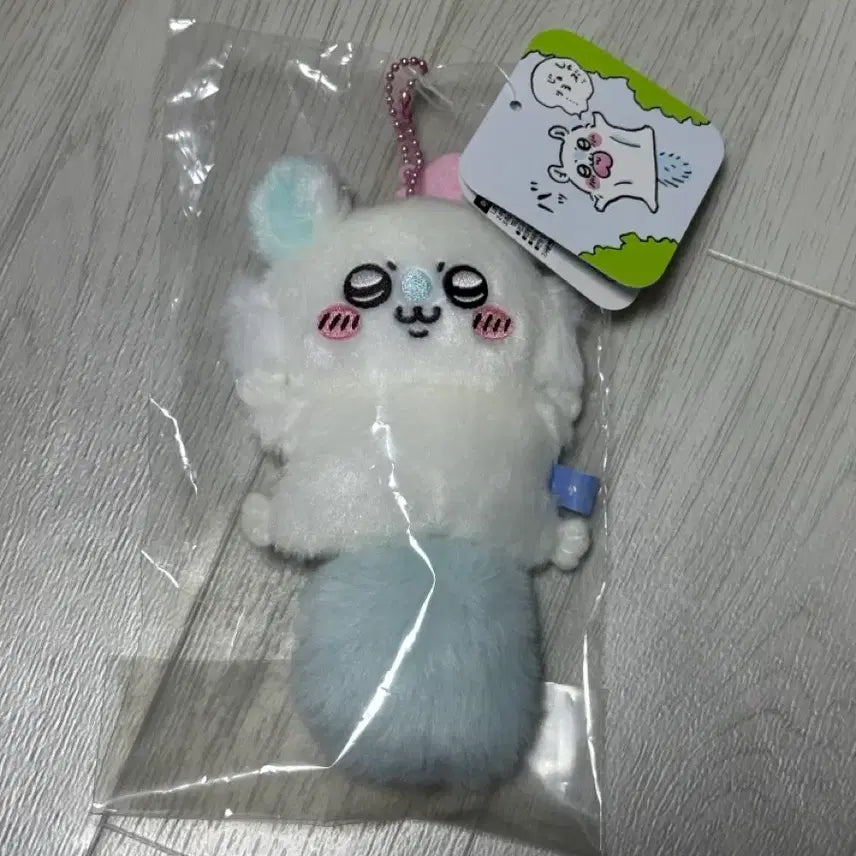 [BUNJANG] Munjakgwi Nalmonga Momo Mouse Plush Keychain / 먼작귀 날몽가 날아오르는 모몽가 인형 키링