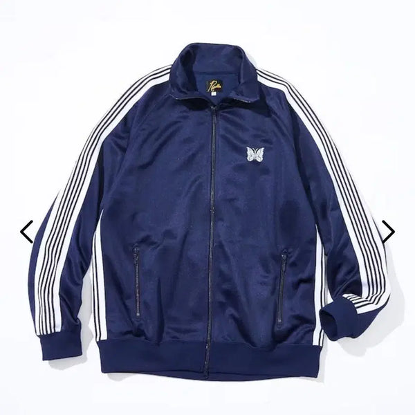 [BUNJANG] Needles Freaks Store Track Jacket Navy White XL / 니들스 트랙자켓 네이비 화이트 [XL]