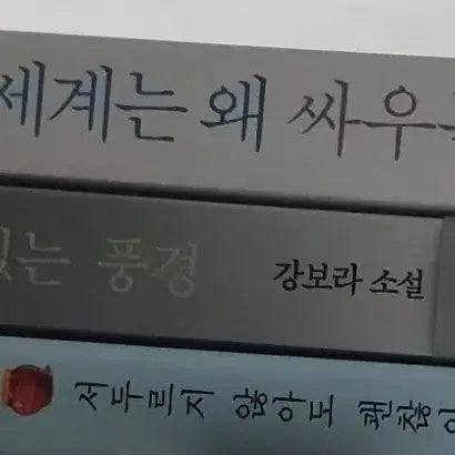 [BUNJANG] Various Korean Novels Bundle Set / 뱀과 양배추가 있는 풍경/세계는 왜 싸우는가 / 곰돌이 푸 서두르지 않아도 괜찮아 책 3권 일괄 판매