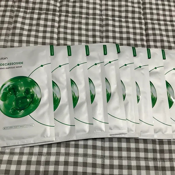 [BUNJANG] B.Place Centella Asiatica Ampoule Mask (9 Sheets) / [최저가] [고순도/진정] 비플레인 마데카소사이드 진정 앰플 마스크 9매
